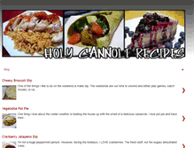 Tablet Screenshot of holycannolisj.com